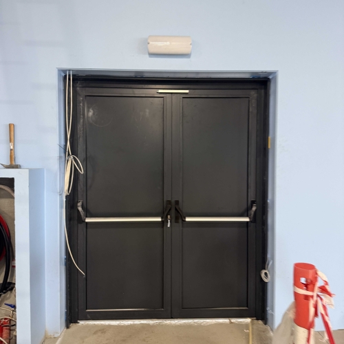 Professionel udskiftning af dobbeltsidet branddør i Fredericia